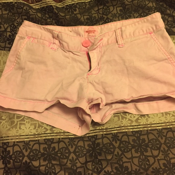 Super cute pink short shorts.