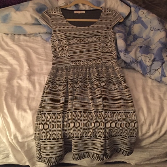 Black & White Aztec Dress