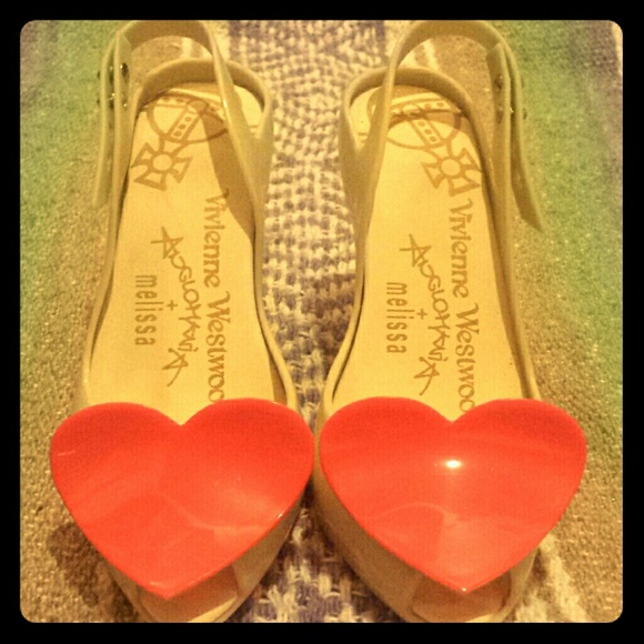 Vivienne Westwood INSPIRED Heart Peep Toe Pumps