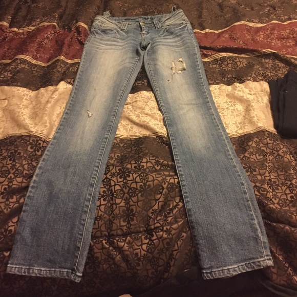 Light blue jeans