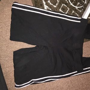 PINK pin striped leggings