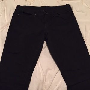 Gap mid rise black jeans