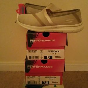 Sketchers"GO Walk" City Shoes with Yoga mat insole