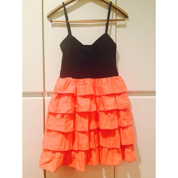 Black & Coral Señorita Dress (H&M)