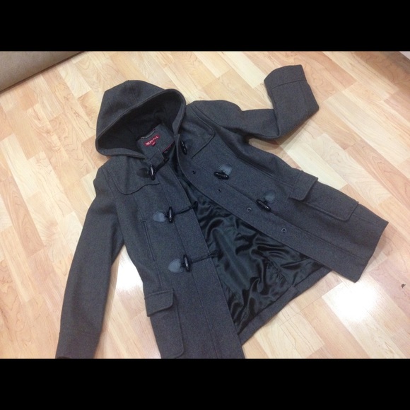NWOT Merona Charcoal Grey Coat