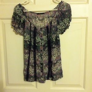 Love Squared Love Squared Sheer Blouse