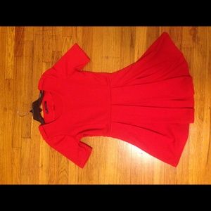 Hot red Zara dress