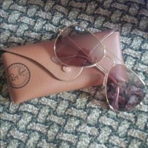 New pink polarized ray bans