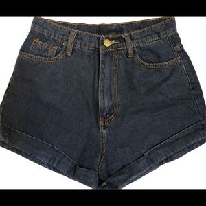Vintage High Waisted Denim Shorts