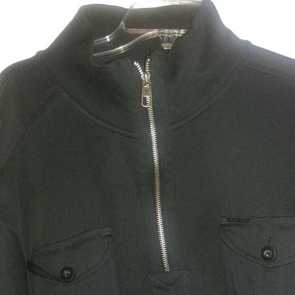 Zipper long sleeve gray