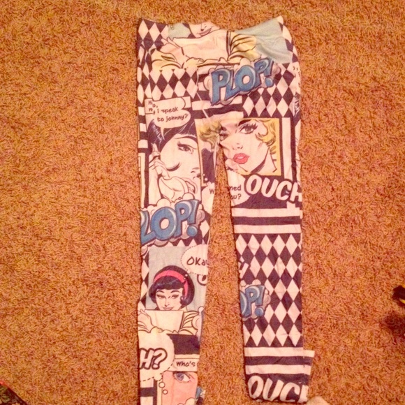 Comic Book Girls Leggings - Picture 1 of 1