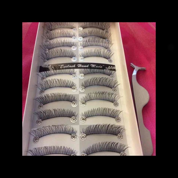 10PAIRS NEW HANDMADE MAKEUP EYELASHES