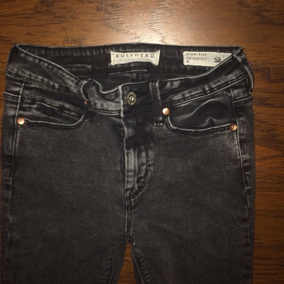 high rise bullhead jeans