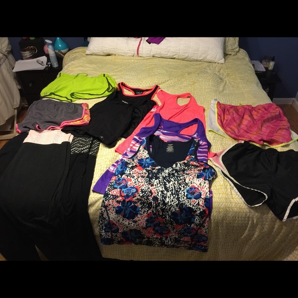 Women's workout clothing lot all size large or xl