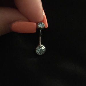 Sterling silver belly ring