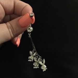 Play boy belly ring