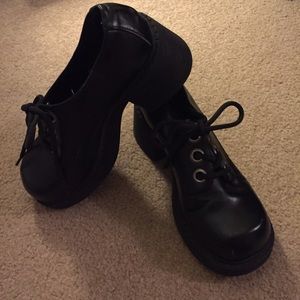 Chunky platform shoes
