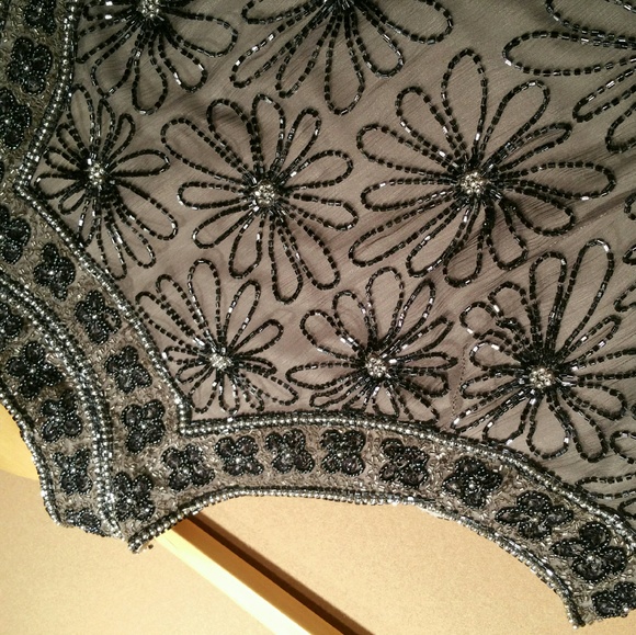 Papell Boutique formal gown, size 6, silk, NWT - Picture 3 of 4