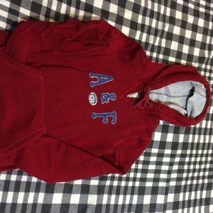 a&f logo pullover hoodie