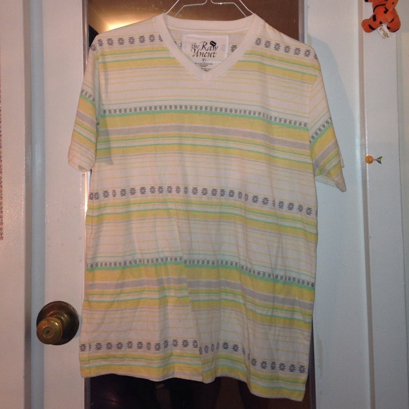 Men's large tribal print 60/40 tee - Picture 1 of 3