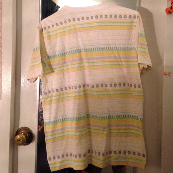 Men's large tribal print 60/40 tee - Picture 2 of 3