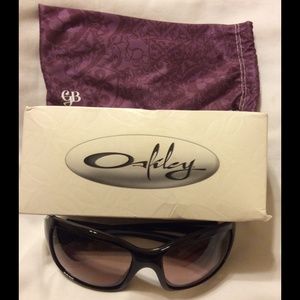 Purple Oakley sun glasses Brand New