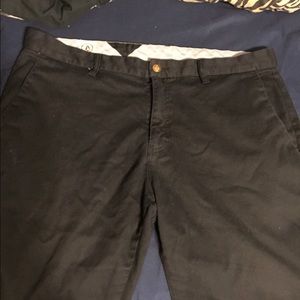 Black Volcom chino pants