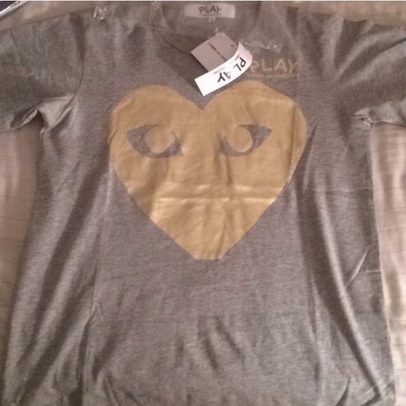 Grey comme des garçon shirt