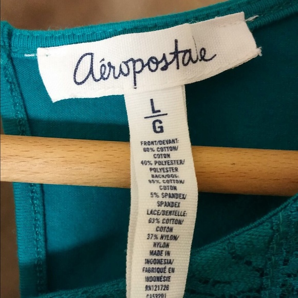 Teal peplum top - Picture 3 of 3