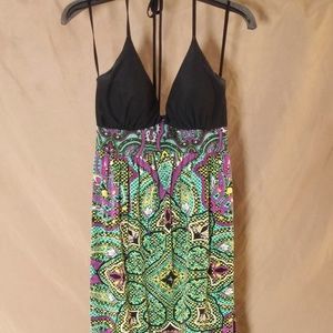 Halter maxi dress by Alyn Paige New York