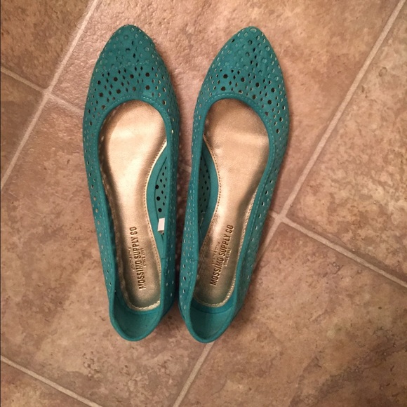 Teal shoes