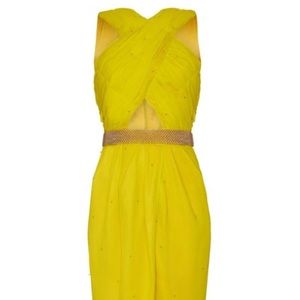 Virgos lounge yellow cocktail dress