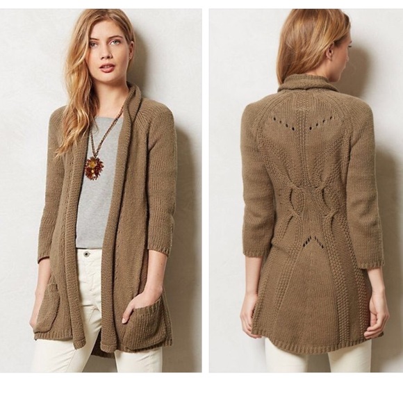 Anthropologie Sweaters - Anthropologie Shawl Collar Cardi