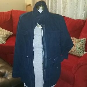 Navy blue utility jacket