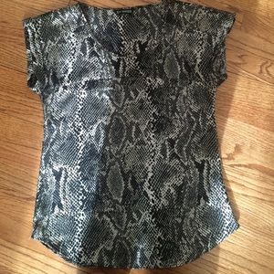 Dress shirt.  Animal print. XS