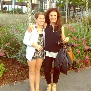 Kenneth Cole NY Chic Sleeveless Two-tone Blouse