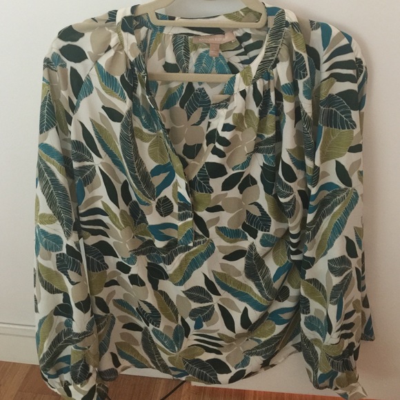 Banana republic printed blouse