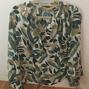 Banana republic printed blouse