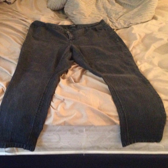 Faded black skinny jeans