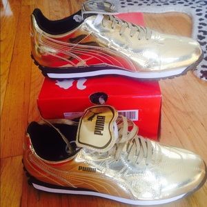 Puma metallic Gold Sneakers