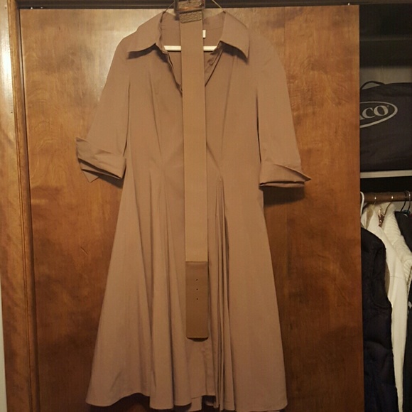 Coldwater Creek Dresses & Skirts - Coldwater Creek brown belted dress