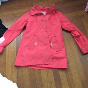 Cute pink trench coat