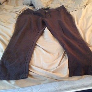 Brown jeggings