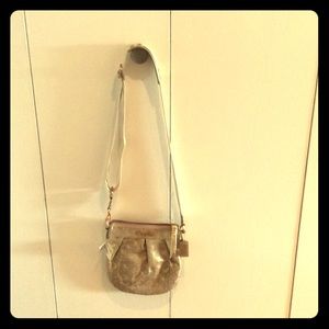 NWT Coach Signature Crossbody - Gold