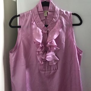 J.crew sleeveless blouse