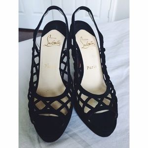 TRADING Christian Louboutin Suede Nuit d'Ete Pumps