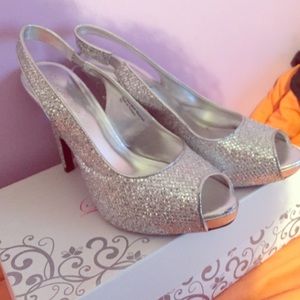 Lulu Townsend silver mesh glitter LT Nightout!!