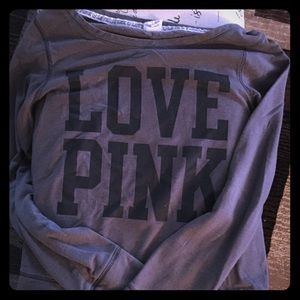 Pink crew neck
