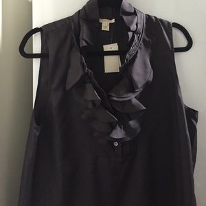 J.crew sleeveless blouse