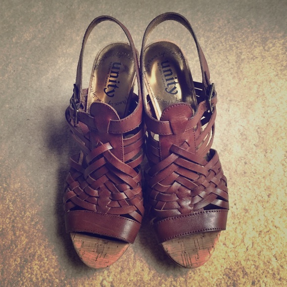 Cute Strappy Cork Heels!